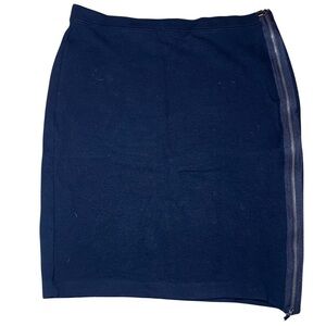 Gap Black Knit Pencil Skirt Side Zipper Detail Size 8 Business Casual Office